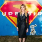 Milly Alcock DC Event LA Supergirl Black Blazer