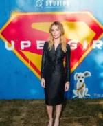 Milly Alcock DC Event LA Supergirl Black Blazer