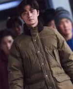 Min-sung Concrete Utopia 2023 Brown Puffer Jacket
