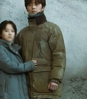 Min-sung Concrete Utopia 2023 Brown Puffer Jacket