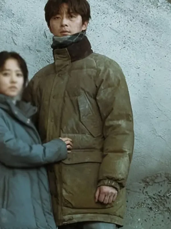Min-sung Concrete Utopia 2023 Brown Puffer Jacket