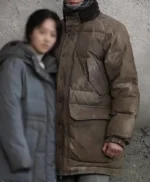 Min-sung Concrete Utopia 2023 Brown Puffer Jacket