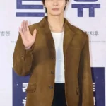 Min-sung Movie Premier Concrete Utopia Brown Blazer