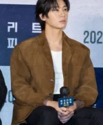 Min-sung Movie Premier Concrete Utopia Brown Blazer