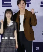 Min-sung Movie Premier Concrete Utopia Brown Blazer
