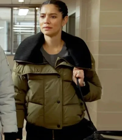 Miranda Rae Mayo Chicago Fire S13 Green Jacket