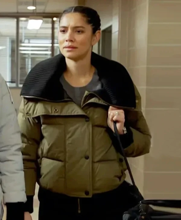 Miranda Rae Mayo Chicago Fire S13 Green Jacket