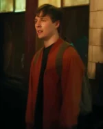 Missing You Oscar Kennedy Red Bomber Jacket