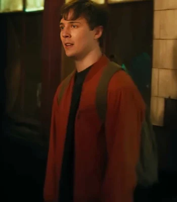 Missing You Oscar Kennedy Red Bomber Jacket