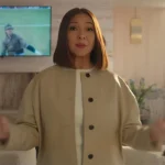 Molly Novak Loot Beige Leather Jacket