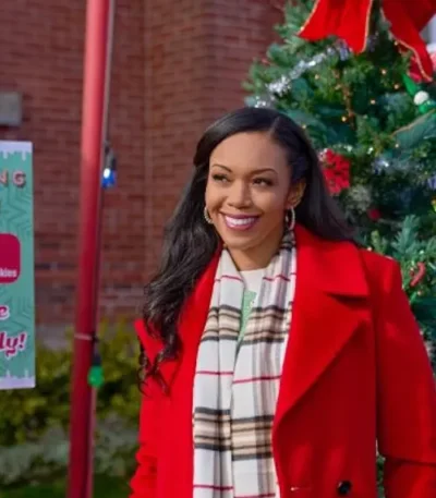 Mona Christmas with a Kiss Trench Coat