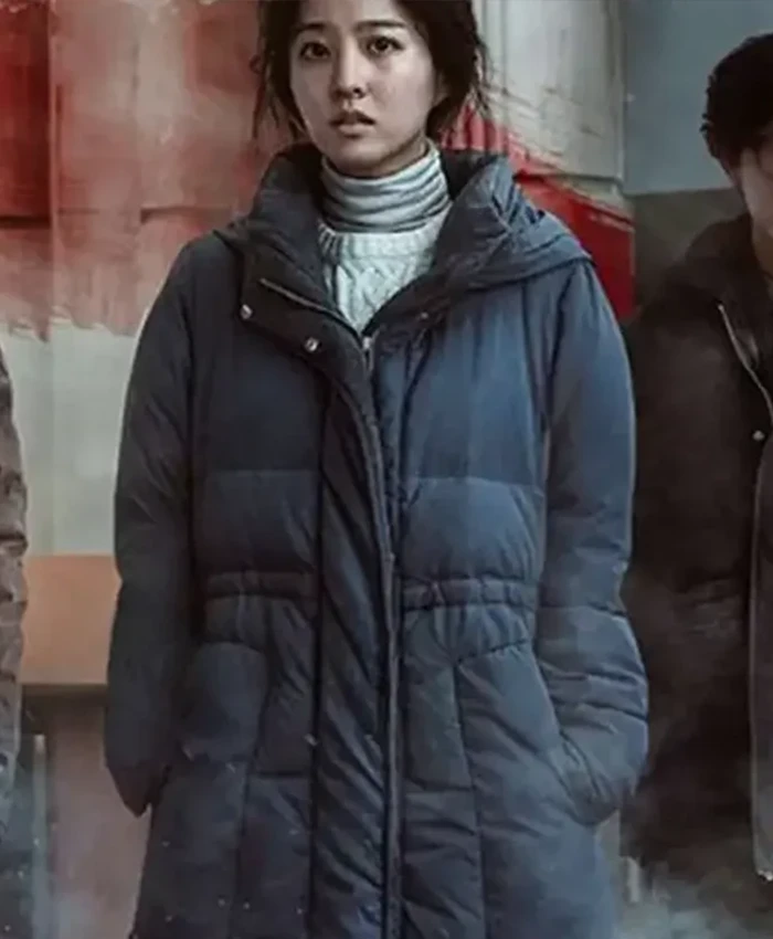 Movie Concrete Utopia 2023 Myeong-hwa Long Puffer Coat Movie Concrete Utopia 2023 Myeong-hwa Long Puffer Coat
