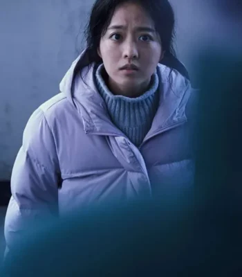 Myeong-hwa Concrete Utopia 2023 Purple Puffer Jacket