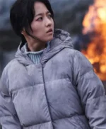 Myeong-hwa Concrete Utopia 2023 Purple Puffer Jacket