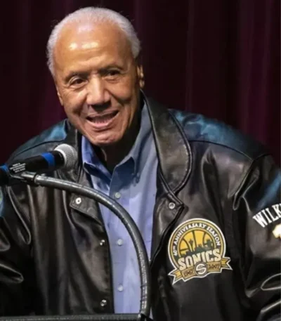 Lenny Wilkens Black Leather Jacket
