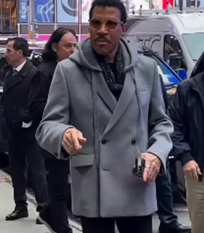 NYC 2026 Birthday Lionel Richie Grey Coat