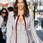 NYC 2026 Eva Longoria Peplum Blazer