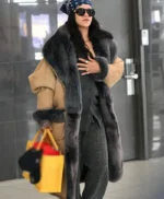 NYC 2026 Rihanna Beige Long Coat