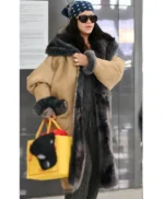 NYC 2026 Rihanna Beige Long Coat