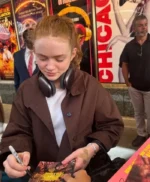 NYC 2026 Spider Man Brand New Day Sadie Sink Brown Jacket