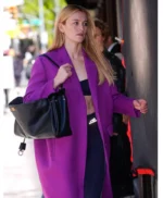 NYC 2026 Sarah Pidgeon Purple Coat