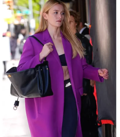 NYC 2026 Sarah Pidgeon Purple Coat
