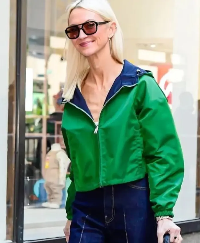 NYC 2026 Zanna Rassi Green Hooded Jacket NYC 2026 Zanna Rassi Green Hooded Jacket