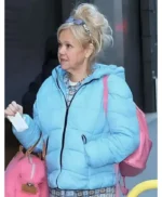 NYC Caroline Rhea Blue Puffer Jacket