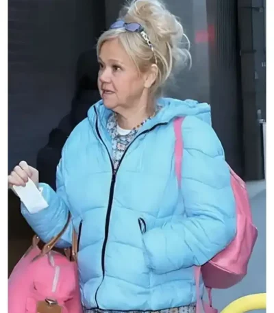 NYC Caroline Rhea Blue Puffer Jacket