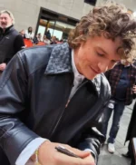 NYC Connor Storrie Black Leather Jacket
