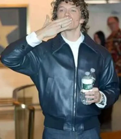 NYC Connor Storrie Black Leather Jacket