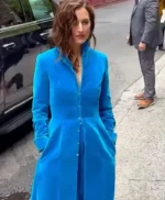 Love Story Screening Grace Gummer Blue Coat