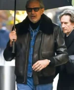 NYC Jeff Goldblum Shearling Leather Jacket