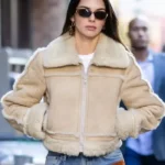 NYC Kendall Jenner Suede Leather Jacket