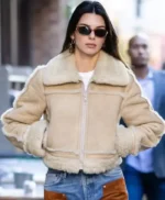 NYC Kendall Jenner Suede Leather Jacket