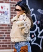 NYC Kendall Jenner Suede Leather Jacket