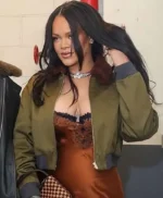 NYC Rihanna Green Cropped Jacket