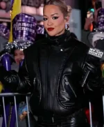 NYC Rita Ora Black Leather Jacket