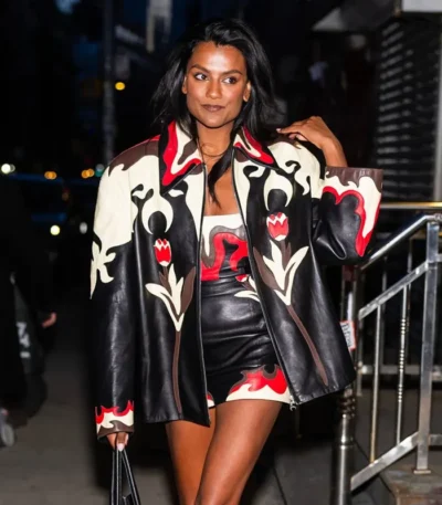 NYC Simone Ashley Leather Jacket