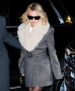 NYC Sydney Sweeney Grey Coat