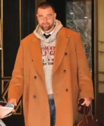 NYC Travis Kelce Brown Coat