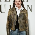 NYFW 2026 Diana Silvers Leather Jacket
