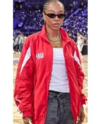 Naomi Ackie All Star Game Red Jacket