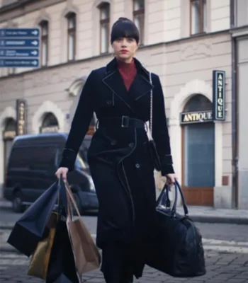Nathalie Emmanuel Army of Thieves Gwendoline Coat