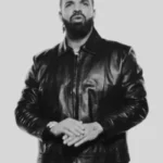 National Treasures Drake Black Leather Jacket