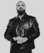 National Treasures Drake Black Leather Jacket