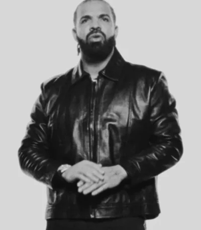 National Treasures Drake Black Leather Jacket