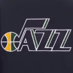 Navy Utah Jazz Poly-Twill Jacket
