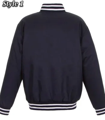 Navy Vancouver Canucks Front Hit Poly Twill Jacket