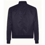Navy Washington Capitals Nylon Lightweight Bomber Jacket